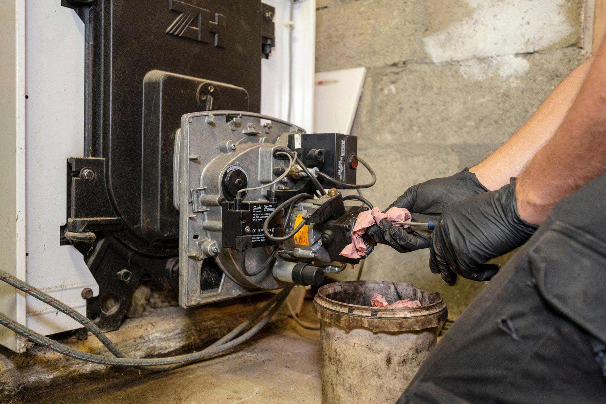 Entretien d'une chaudière gaz